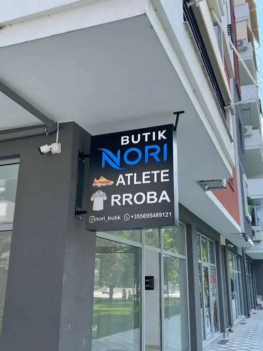 Butik NORI — projekt reklamues i realizuar nga Agolli Reklama