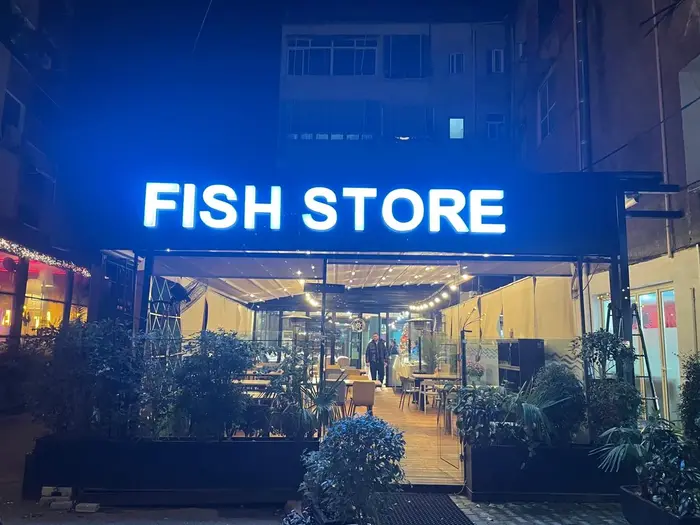Fish Store — projekt reklamues i realizuar nga Agolli Reklama